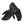 Black perforated leather motorcycle gloves by REV IT