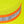 High visibility yellow mesh hat with orange and silver reflective trim