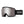Smith Optics black snow goggles with a mirrored lens