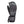 Kombi grey and black three finger ski mitten with adjustable wrist strap
