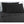 Two black pillowcases on a bed with a white tufted headboard