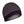 Dark grey neoprene surf beanie with black trim and logo