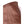 Brown Hestra leather glove detail with embossed logo and decorative stitching