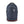 CGear navy blue backpack with a vertical front zipper and red trim