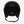 Interior view of black POC Obex Pure ski helmet with adjustable chin strap