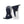 Hestra navy and white leather ski gloves with adjustable wrist straps and drawcord cuffs
