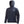 Helly Hansen navy blue hooded rain jacket with HH logo on chest