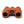 NOCS Provisions orange binoculars with textured grip and central focus wheel