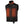 Tourmaster black heated vest with glowing orange heating elements on chest and collar