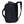 Back view of a black Thule backpack with adjustable shoulder straps and side carry handle