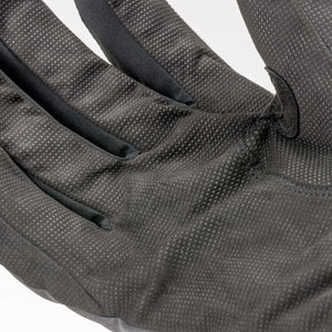 Close up of textured palm grip on a SealSkinz glove