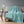 Beautyrest teal electric heated throw blanket draped over a grey sofa