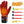 Savior Heat glove showing heating zones battery capacity and three temperature settings
