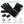 Savior Heat thin black heated glove liner with two batteries and feature icons for touchscreen and breathability