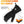 Black lightweight heated glove showing polyester insulation heating layer and soft velvet lining