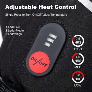 Savior Heat adjustable heat control button with LED indicators for low medium and high temperature settings