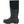 Black rubber waterproof work boot with neoprene upper