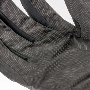 Close up of textured palm grip on a SealSkinz glove