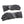 Pair of black and grey SealSkinz waterproof gloves with zippered cuffs