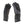 Sealskinz black waterproof gloves with zippered cuffs