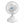 World Marketing Seasons Comfort white desk fan with clip base