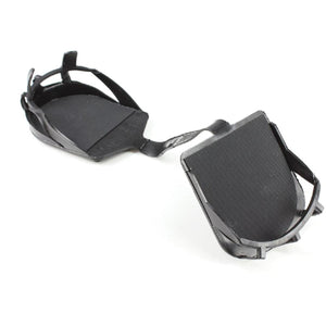 Seirus black rubber ice traction cleats for footwear