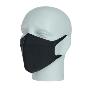 Seirus black face mask on a mannequin head