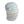 Seirus light grey neck gaiter with white swirl pattern on mannequin head