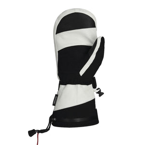 Seirus black and white waterproof breathable winter mitten