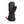 Seirus black waterproof breathable mitten with leather palm and wrist zipper