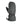 Seirus black winter mitten with adjustable wrist strap and cuff cinch