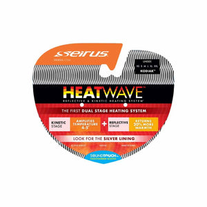 Seirus Heatwave dual stage heating system product information tag