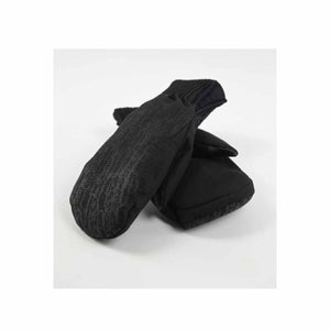 Seirus black insulated mittens with textured grip palms