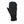 Seirus black winter mitten with textured pattern and ribbed cuff