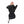 Seirus black leather mitten with exposed palm and zippered wrist cuff