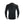 Back view of a black Seirus long sleeve base layer shirt with a subtle chevron pattern