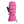 Seirus pink insulated winter mitten with black palm