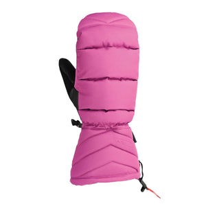 Seirus pink insulated winter mitten with black palm