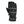 Seirus black winter glove with grey stripes and adjustable wrist strap