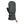 Black Stratus winter mitten with zippered pocket and adjustable wrist strap
