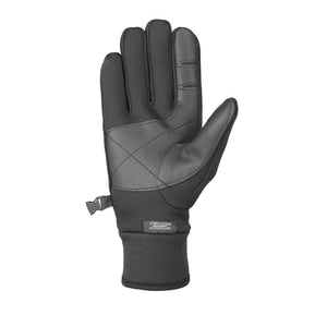 Seirus black waterproof breathable glove with textured palm grip