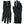 Pair of black Seirus gloves with touch screen fingertips and side buckles