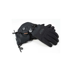 Seirus Heat Touch black heated gloves with adjustable wrist straps