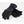 Seirus black insulated winter gloves with adjustable wrist strap