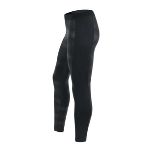 Seirus black athletic leggings with textured side panels