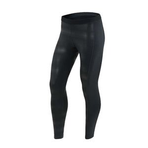 Seirus black thermal base layer leggings with subtle chevron pattern