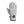 Seirus grey knit glove with black logo patch