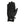 Seirus black glove with wave pattern grip on palm and wrist logo
