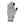Seirus grey glove with black touchscreen fingertips and topographic pattern