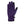 Seirus purple glove with black fingertip accents and wavy line pattern